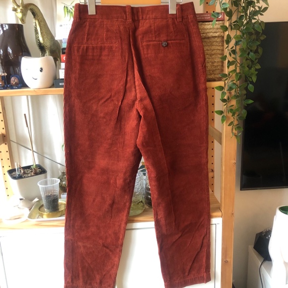 NWT UNIQLO INES DE LA FRESSANGE CORDUROY TAPERED ANKLE PANTS. NEW - Picture 3 of 13